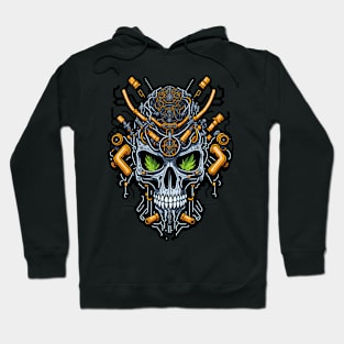 Mecha Skull S03 D88 Hoodie